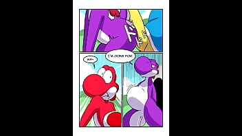 Preview 2 of Gentle Lets Try Anal - Super Mario Bros Yoshi Gangbang fuck hard