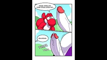 Preview 3 of Gentle Lets Try Anal - Super Mario Bros Yoshi Gangbang fuck hard