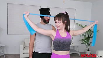 Preview 2 of Fat Man 69 - Mylfex - Honey Milf Knows How to Reach her Fitness Goals