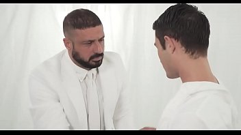 Preview 1 of Mature Lesbian Sos - Daddy come for hot boy