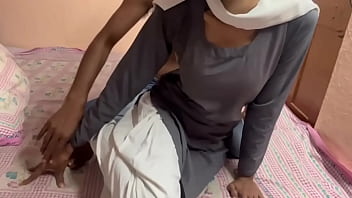 Preview 1 of Desi Dhadhi - Indian village young native girlfriend came from school and sucked my cock and got her fucked priya