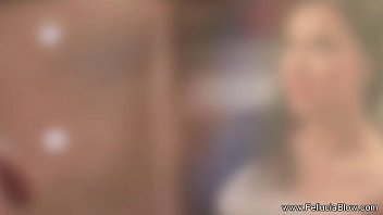 Preview 1 of Red Baall - Beautiful CFNM Blowjob Experience
