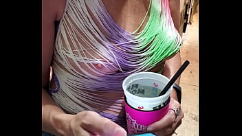 Preview 1 of Boliwt Deepika Xxx Video - Hot wife public see thru  pokies in public