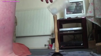 Preview 1 of Nxgx Birthday - Anal with plunger and ice