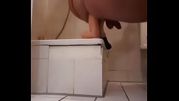Preview 2 of Sil Thoda Sex - Hot guy in red tanga rides on dildo