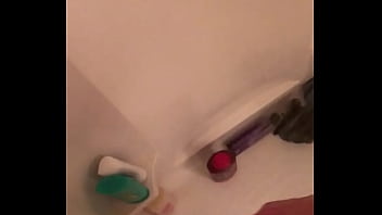 Preview 3 of Japanese Sex Brother And Sister - Beating my Big cock in the shower