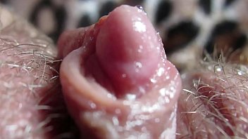 Preview 4 of Aimal Sex Videos - Extreme close up on my huge clit head pulsating