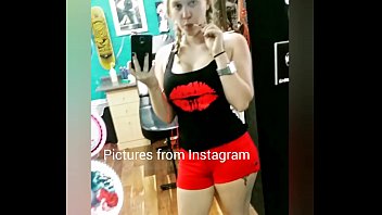 Preview 1 of Amerikan Pei - 18yo Busty Blonde with HUGE tongue