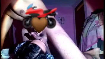 Preview 2 of Mature Stap Wives - LICKING HIS BALLS,  MOTORCYCLE TATTOED LIGHTSKIN BOY IS SO FIT AND HOT