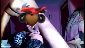Preview 1 of Mature Stap Wives - LICKING HIS BALLS,  MOTORCYCLE TATTOED LIGHTSKIN BOY IS SO FIT AND HOT