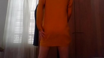 Preview 2 of Brooke Haven Derrick Pierce - Super sexy yellow office dress