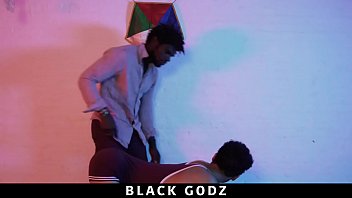 Preview 3 of Lasbians Fuking Movies - BlackGodz - Rich Boy Gets His Ass Plowed By A Black God
