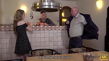 Preview 1 of For Bed - DADDY4K. Papa ricorda ancora il russo e il sapore di una giovane figa