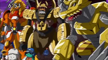 Preview 1 of Xxx Mgp3 - Shoutmon becoming a king and fucking Bagramon inside