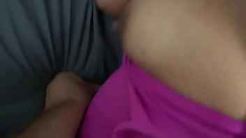 Preview 3 of Old Man Sex Teens With - joven hermanastra cogida escansa en cama y lo disfruta