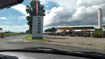 Preview 2 of Ht Moms Son - Minha namorada perdeu aposta e se masturbou dentro do restaurante e depois ficou pelada na rua