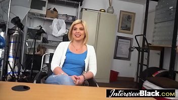 Preview 1 of Full Video Teenage - Sexy blonde teen is convinced to fuck