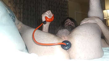 Preview 1 of Amateur Forced Prostitute - Anal cum,  double dildo,  gaping ass