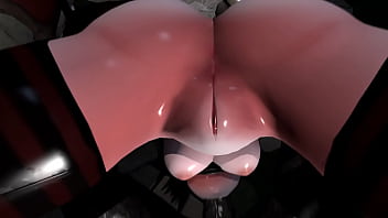 Preview 3 of Latex Carsuit - Mavis sucks Monstercock upside down