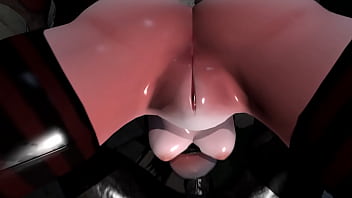 Preview 4 of Latex Carsuit - Mavis sucks Monstercock upside down