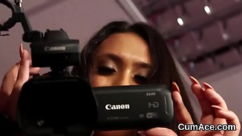 Preview 1 of Momxxx Massage - Nasty peach gets cumshot on her face gulping all the cream