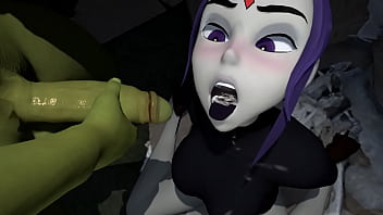 Preview 3 of South Koriya Sex - Raven gets Orc cumshot