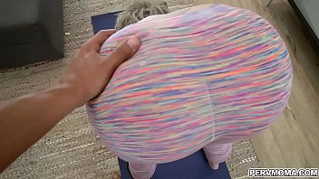 Preview 2 of 10 Nas - Dee Williams is doing her yoga when her stepson interrupt her by touching her pussy until shes dripping wet ready for a hot fuck session with him.