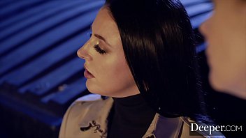 Preview 2 of Jenaveve Sexy - Deeper. Brooklyn Gray Aggressive DP Behind Dumpster