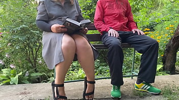 Preview 1 of Xxx Leg Feet - I took out my dick next to my mother-in-law,  what happened next