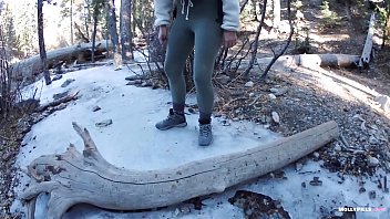 Preview 1 of Janwrxxx Hindi - Slutty Young Camper Loves Anal Plug Fucking - Molly Pills - Public Creampie POV HD