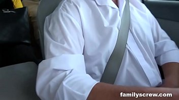 Preview 2 of American Girrrl Sophia3 - step Dads pick up step mother and step daughter