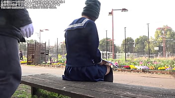 Preview 1 of Indian Lassbion - blindfold outdoor walking