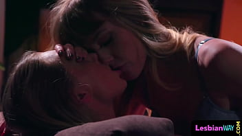Preview 2 of Two Girl Milks Booms Pron - Erotic lesbian gfs making love licking pussy