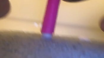 Preview 1 of 1st Time Vide - Riding my vibrator