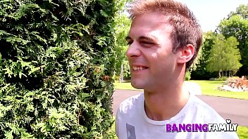 Preview 1 of Sanny Lioner Sex Videos - Banging Family - Spying on my Step-Sister in the Pool