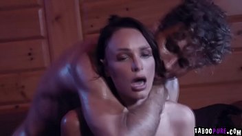 Preview 4 of Sex In Rosin - Emily Willis is busy doing a lesbian pussy licking session with her hot friend then suddenly a wild naked stranger came in and fucked her teen pussy.