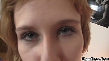 Preview 2 of Sister Teaching Brothers - Punished foxy-haired girl