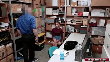 Preview 1 of Zz Ju - Sexy blonde thief riding officers cock