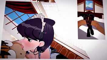 Preview 1 of Wwxxnn Mp3 - Komi Shouko se viste de maid para satisfacer tus deseos