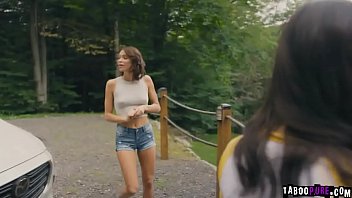 Preview 1 of Karyawati Koperasi - Fucking Lesbians fuck again by a strange man in the woods