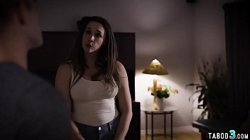 Preview 1 of Fille Mince - Busty MILF stepmom propitiate teen with taboo FFM fuck