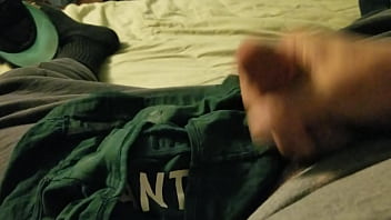 Preview 4 of Helen T6 - Jerking off wearing dirty panties