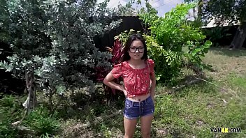 Preview 1 of Jollywood Sex Videi - Asian Spinner Lulu Chu Fucked for Money and Food in a moving van