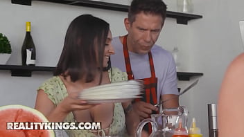 Preview 3 of Ai Takagi Porn - REALITY KINGS - Hailey Rose Gets A Taste Of Mick&#039_s Sausage Before They Move Inside The House For A Proper Fuck