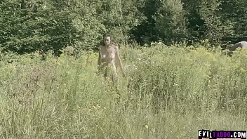 Preview 2 of Seax Veioud - Scientist discovered a mysterious lesbian babe at the forest and saw her fucks a man then ended up having a pussy licking session with her.