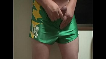 Preview 2 of 4 Girls Loli - green soccer shorts cumming