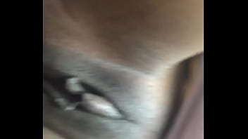 Preview 4 of Pubilc Train The Sex - Fingering my pussy at work