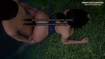 Preview 4 of Connie Jerky Part 2 - Milfy City[v0.6] | Gorgeous teen stepsister with a big beautiful ass gets her wet horny pussy fucked and creampied | My sexiest gameplay moments | Part #48