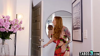 Preview 1 of Pussy Snot Fetish - Worried stepson doesnt want to loose his redhead MILF stepmom Sophia Locke