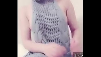 Preview 1 of Rub Cock Tease - 牛奶肌妹妹揉胸給你看